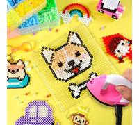 BDJXOZYH Hama Beads Puzzles Toys Handmade Craft Fuse Beads Craft Kit for Kids Girls