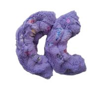 BDJXOZYH Ice Skate Blade Covers Ice Skate Guards Plush Portable Skate Blade Protector Purple