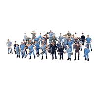 BDJXOZYH Painted Mixed Model Train Railway Worker People Figures 1:42 Scale 50 Pieces