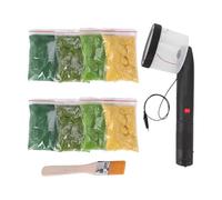 BDJXOZYH Static Flocking Machine Train Model Flocking for Diorama Architectural Model 8 Bags Grass Powder, 24.5x7.3cm