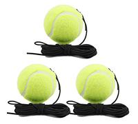 BDJXOZYH Tennis Trainer Tennis Practice Single Self-Study Training Tool with 3 Ball, Only 3 Balls
