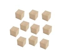 BDJXOZYH Unfinished Wooden Blocks Wooden Cubes for Game Cubes Crafting Making Numbers 5cmx5cmx5cm, wood color, 5x5x5cm
