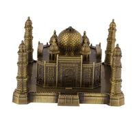 BDJXOZYH World Famous Landmark Home Ornament Gift Metal Statue Figurine Taj Mahal, Style 2