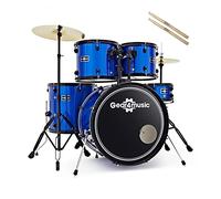 BDK-1 Blue Acoustic Drum Kit - Complete Starter Drum Set by Gear4music