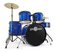 BDK-1 Full Size Starter Drum Kit by Gear4music Blue - Nearly New