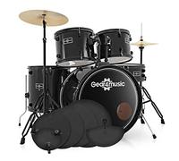 BDK-1 Full Size Starter Drum Kit Practice Pack, Black