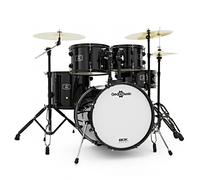 BDK-18 Expanded Jazz Drum Kit by Gear4music Black