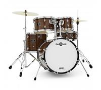 BDK-18 Jazz Drum Kit by Gear4music Walnut