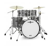 BDK-20 Expanded Fusion Drum Kit by Gear4music, Silver Sparkle