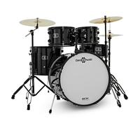BDK-22 Expanded Rock Drum Kit by Gear4music, Black