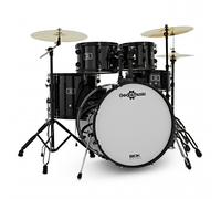 BDK-22 Expanded Rock Drum Kit by Gear4music, Black