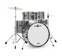 BDK-22 Rock Drum Kit by Gear4music Silver Sparkle