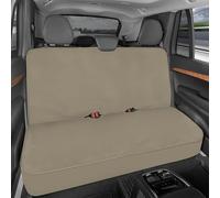BDK Motor Trend AquaShield Rear Bench Car Seat Protector, Waterproof Neoprene Back Seat Cover for Cars Trucks Van SUV, Ideal for Kids & Dogs (Beige)