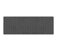 BDK-MT-600A Heavy-Duty Utility Truck Bed Tailgate Mat, 60" x 19.5" - Extra Thick Rubber Cargo Liner for Pickup Trucks with Universal Trim-to-Fit Design - Black