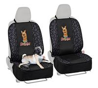 BDK Scooby Doo Waterproof Car Seat Covers for Dogs, 2 Pack Front Seat- Heavy Duty Black Oxford Automotive Front Seat Protector for Pets, Interior Covers for Auto Truck Van SUV