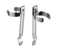BDKMMS 2Pcs Flashlight Clips, Removable Belt Pocket Clips Replacement Mental Clips for Flashlights