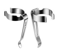 BDKMMS 2Pcs Flashlight Clips, Removable Belt Pocket Clips Replacement Mental Clips for Flashlights