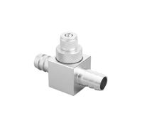 BDKMMS Aquarium Inline CO2 Diffuser, 0.5/0.6/0.8Inch Hose Aluminum Alloy External CO2 Atomizer with Check Valve for Planted Tanks