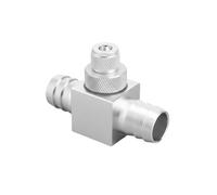 BDKMMS Aquarium Inline CO2 Diffuser, 0.5/0.6/0.8Inch Hose Aluminum Alloy External CO2 Atomizer with Check Valve for Planted Tanks