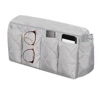 BDKMMS Armchair Caddy, Hanging Remote Control Holder Multi-Pockets Waterproof Sofa Armrest Organizer for Magazine, Tablet, Phone