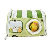 BDKMMS Bird Nest Hammock, Winter Warm Parrot Bed Snuggle Hut for Cage | Soft Edge Opening, Soft Interior, Breathable Holes, Fine Stitched Edging, Polar Fleece Lining, Flexible Hanging Installation