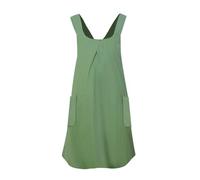 BDKMMS Cotton Linen Apron, Cross Back Apron with Side Pockets, Summer Lightweight Aprons for Women Cooking, Baking, Painting, Gardening