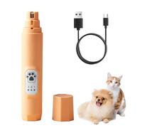 BDKMMS Dog Nail Trimmer, Quiet Low Vibration Electric Pet Nail Trimmer with Light, Rechargeable Pet Nails Grooming for Dogs & Cats