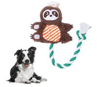 BDKMMS Dog Rope Toy, Cotton Puppy Chew Toy with Cute Plush Sloth Heavy Duty Dog Tug Rope for Puppy & Dog Teething, Exercise, Training
