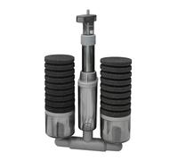 BDKMMS Fish Tank Filter, Aquarium Double Sponge Filter Detachable Shrimp Tank Filtration Device for Salt Water and Fresh Water