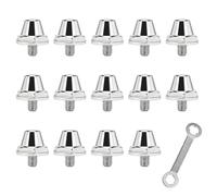 BDKMMS Football Boot Studs, 14Pcs 11/13/15mm M5 Aluminum Alloy Boots Spikes