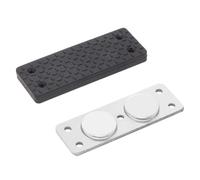 BDKMMS Gun Magnet Mount, Double-Sided Magnetic Ammunition Magazine Holder Handgun Pistol Accessories for Gun Safe, Cabinet, Wall, Door, Refrigerators