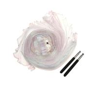 BDKMMS Led Isis Wings, Christmas Glowing Butterfly Wings with Telescopic Stick Xmas Light Up Dance Costume for Christmas Carnival Parties Events