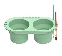 BDKMMS Paint Brush Cleaner Cup, Foldable Silicone Brush Cleaning Rinse Cup Non-Spill Painting Water Pen Holder for Acrylic, Watercolor