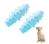 BDKMMS Puppies Chew Toys, 2Pcs Interactive Dog Teething Chew Toys Flexible Aggressive Toothbrush Chewers for Dogs