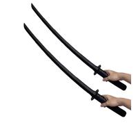 BDKMMS Samurai Sword Model Toys, 2Pcs Inertia Retractable Anime Cosplay Swords 3D Printed Creative Toy for Adults