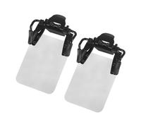 BDKMMS Shooting Glasses Blinders, 2PCS Resin Archery Glasses Clip Occluders Lightweight Shooting Glasses Eye Masks for Archery Target Assistance