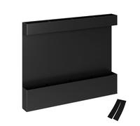 BDKMMS Straw Holder, Magnetic Straws Storage Container with Hollow Out Base, 4-Grids Straw Organizer for Cabinet, Fridge, Cupboard, Kitchen
