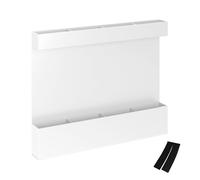 BDKMMS Straw Holder, Magnetic Straws Storage Container with Hollow Out Base, 4-Grids Straw Organizer for Cabinet, Fridge, Cupboard, Kitchen