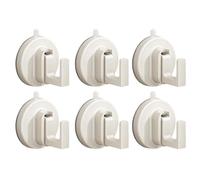 BDKMMS Suction Cup Hooks, 2/4/6Pcs Heavy Duty Wreath Hooks Vacuum Hanger for Halloween Christmas Front Door Decorations Bathroom Kitchen