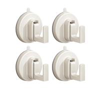 BDKMMS Suction Cup Hooks, 2/4/6Pcs Heavy Duty Wreath Hooks Vacuum Hanger for Halloween Christmas Front Door Decorations Bathroom Kitchen