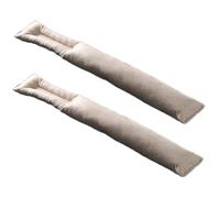 BDLCAI Universal Car Seat Gap Fillers for VW T-Roc 2017-2025, Suede Material Vehicle Mounted Gap Leak Proof Filling Strip,Beige