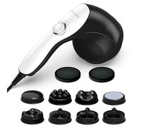 BDLENTIL Cellulite Massager Portable Body Sculpting Machine Massage Lymphatic System Stomach Abdomen Arms Abdominal Fat with 8 Massage Heads Suitable for