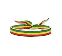 BDM - BOD Marley Rasta Hippie Bracelet - Jamaican Bracelet with Red, Green, Yellow and Elastic Beads., Standart, Medium, Medium