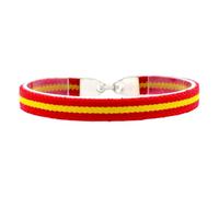 BDM Bracelet, Adjustable Length Spanish Flag, 18.5-20cm, Unisex