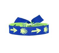BDM - Bracelet Camino Santiago de Compostela, Galicia, Shell, Leather Metal
