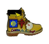BDM - Camino de Santiago Magnet Fridge Magnet Camino de Santiago, Arrow, Backpack, Pilgrim, Xacobeo Shell - Model 2