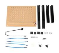 BDM ECU Bracket, Sturdy Automotive ECU Test Stand with Probe Holder for KTAG, KESS, FGTECH, BDM100, CMD, DIMSport - iversal p Tuning Tool for Car ECU Programming (Black Stand)