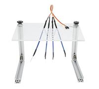 BDM Frame Board，Silver LED BDM Frame Bracket Multifunction ECU Programming Tool with 4 Probe Pin for Vehicle
