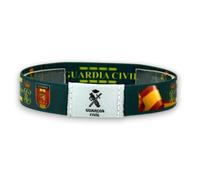 BDM Guardia Civil Elastic Bracelet | Reversible Spanish Flag Design | Available in 2 Sizes (15-17cm and 18-20cm) | Police and Patriotic Gift, Standart, n/d, n/d