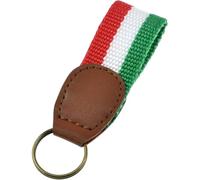 BDM Italy flag keychain, mexico flag keychain, soccer key holder, fabric ring for home or car, man and woman., sin talla, Tela
